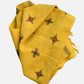 Golden Yellow Soof Embroidered Merino Wool Stole