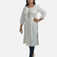 Artisanal Simplicity: Simple Kurti with Neck Embroidery