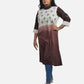 Brown Ombre Kurti with Soof Embroidery