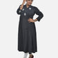 Carbon Black Elegance Kediya  style kurti