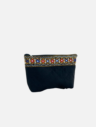 Elegant Black Essentials Pouch