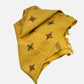 Golden Yellow Soof Embroidered Merino Wool Stole