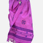 Lilac Soof Embroidered Merino Wool Stole