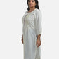 Artisanal Simplicity: Simple Kurti with Neck Embroidery