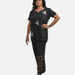 Black Essense Kala Cotton Top