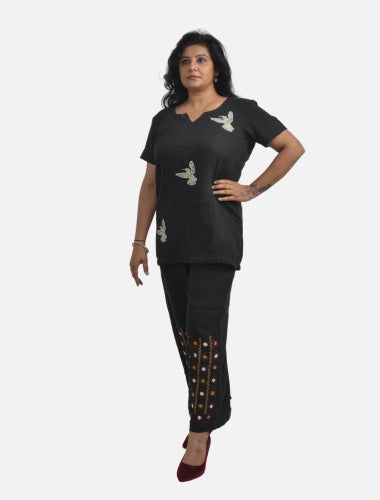 Black Essense Kala Cotton Top