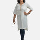 Office Elegance: High-Low Neran Work Kurti