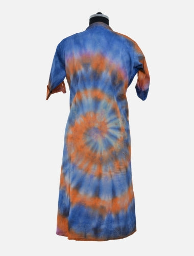 Spiral Spectrum: Spiral Tie and Dye Kurti