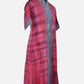 Radiant Tie-Dye: Red and Sky Blue Tie and Dye Kurti