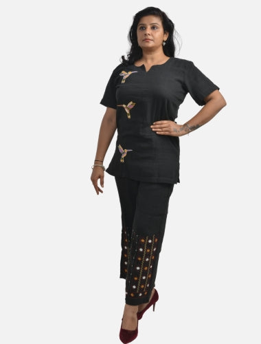 Black Essense Kala Cotton Top